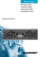 Blaupunkt Carolina-DJ-50 - Owners Manual